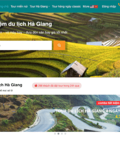 Mẫu web du lịch Hà Giang Tourist