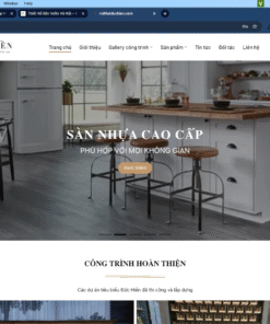 Mẫu thiết kế website cung cấp thiết bị phụ kiện nội thất - Nội Thất Đức Hiền